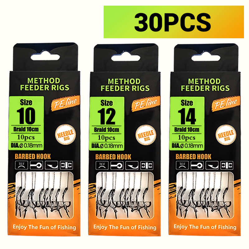 鯉釣り仕掛け プレタイド、メソッドフィーダー＆ヘアリグ、編組 - Fishing Hook Circle のレビューと価格