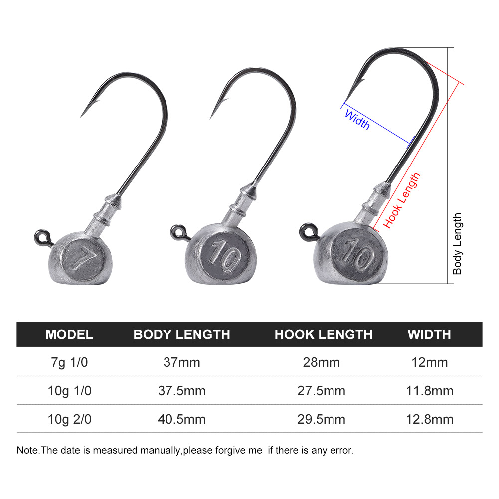 Noeby-パイクフィッシング用のジグヘッドフック,パイクシ - Fishing Hook Offset のレビューと価格
