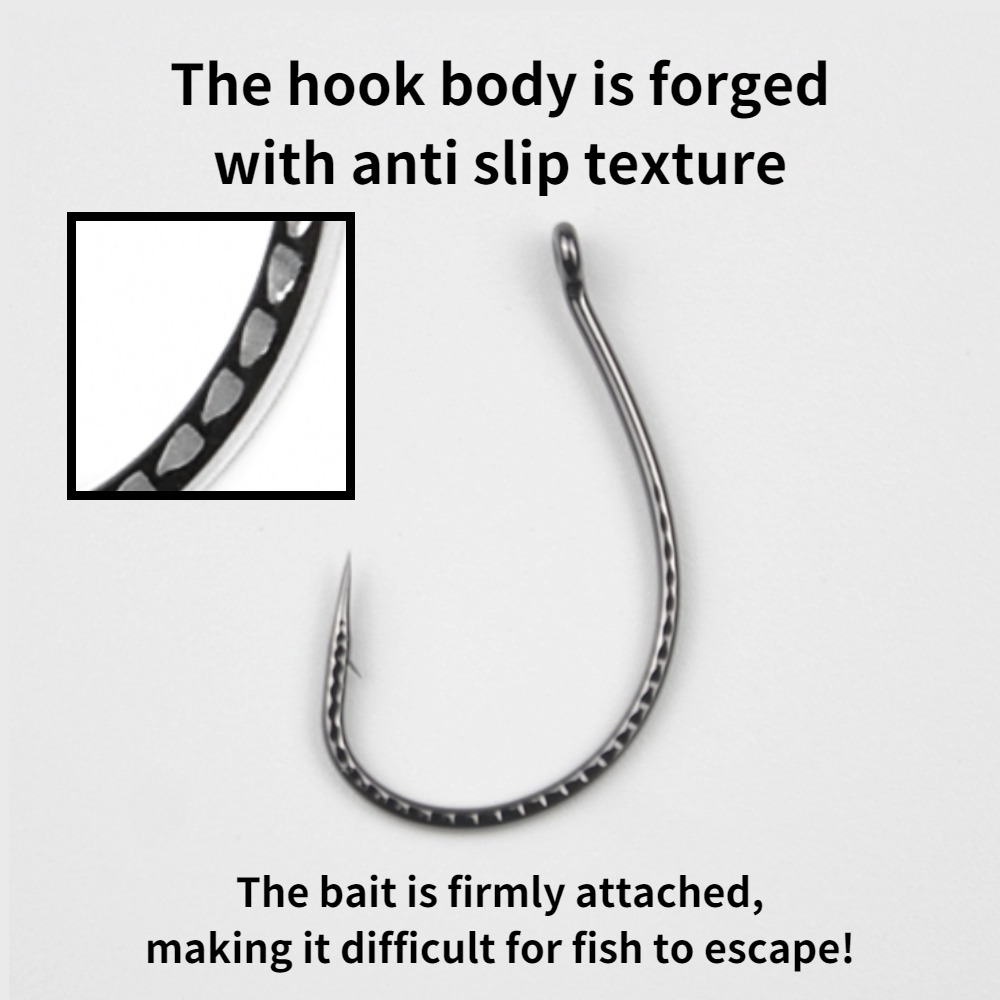 50個入り高炭素鋼製ワッキーフック – 滑り止めソフトベイト - Fishing Hook Barbless のレビューと価格