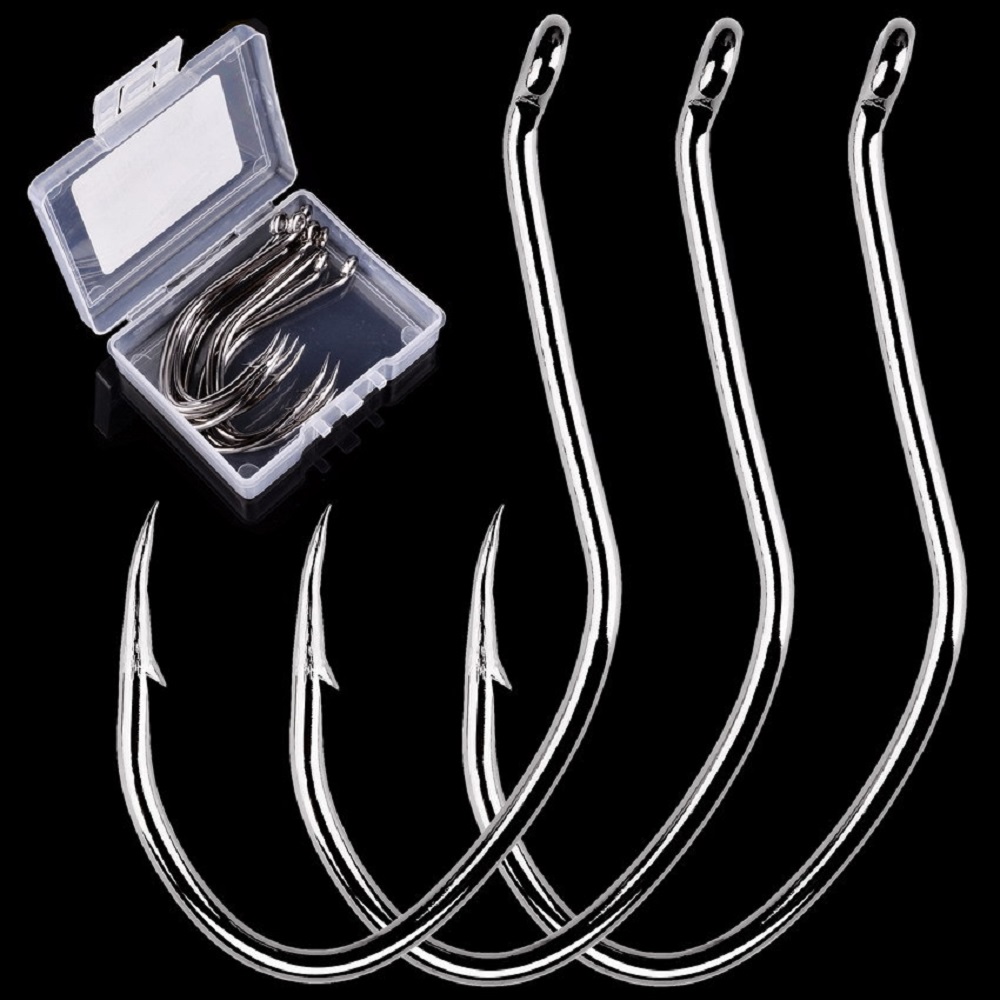 ステンレス鋼の釣り餌箱,魚を捕まえるためのフック,鉄,釣り道 - Fishing Hook Circle のレビューと価格