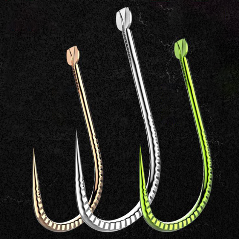 Dygygyfz-フィッシュフック,塩水釣り針,滑り止めフッ - Fishing Hook Barbless のレビューと価格