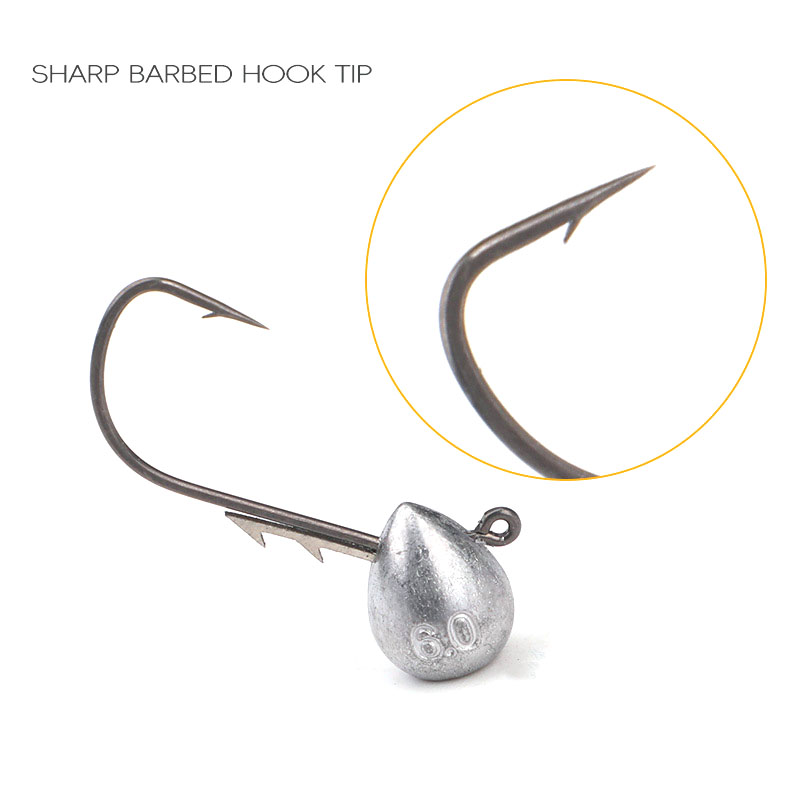 5 個ジグヘッドフック 2.5 グラム/3.5 グラム/4. - Fishing Hook Barbless のレビューと価格