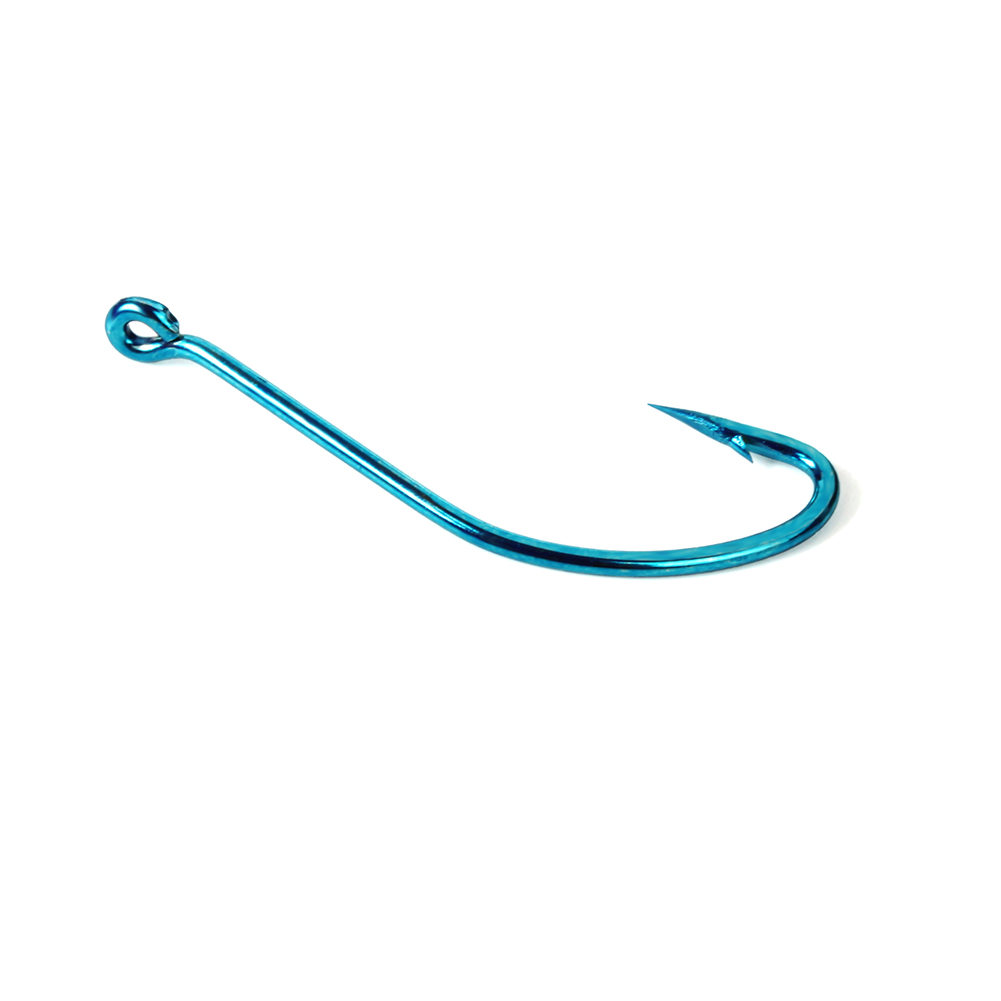 高炭素鋼釣り針,鯉釣りアクセサリー,青色,2 #-15 #, - Fishing Hook Barbless のレビューと価格