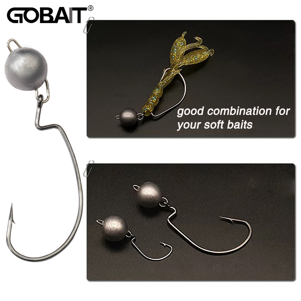 5個入りメタルジグヘッドワームフック2g 4g 10g 14 - Fishing Hook Weedless のレビューと価格