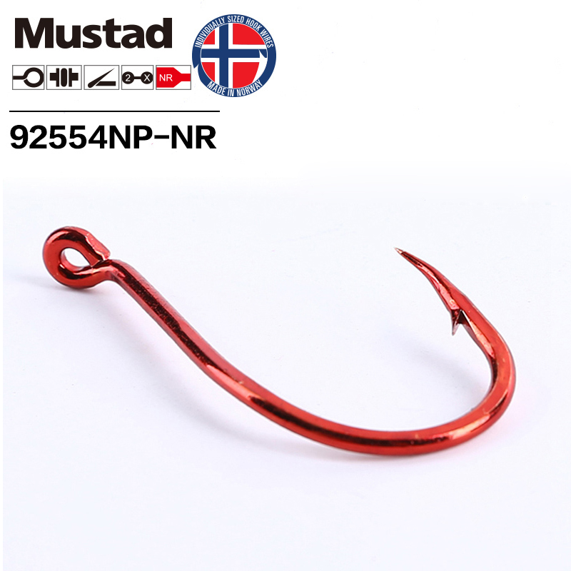 Mustad ビッグレッド 2X SUICIDE 高炭素鋼ウ - Fishing Hook Barbless のレビューと価格
